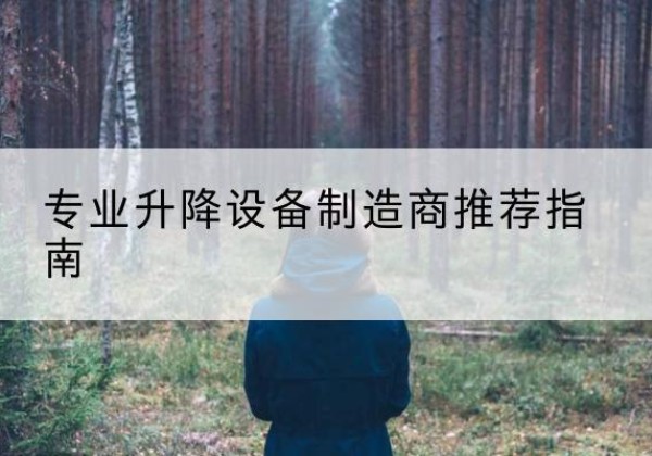 文安电动剪叉升降平台厂家-专业升降设备制造商推荐指南